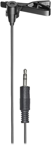 Audio-Technica 3350Xis Microfono A Clip A Condensatore Omnidirezionale Nero
