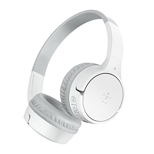 Belkin Soundform Mini, Cuffie Wireless Per Bambini-Microfono Integrato, On-Ear Per Didattica A Distanza, Scuola E Viaggi, Compatibili Con Iphone, Ipad