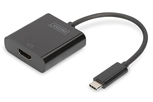 Digitus Da-70852 Cavo E Adattatore Video 0,15 M Usb C Hdmi Type A Standard Nero
