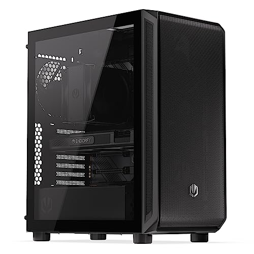 Endorfy Arx 500 Air, 5 Ventole Da 140 Mm Incluse, Pannello Laterale In Vetro Temperato, Elevata Compatibilità Con Vari Componenti Del Pc, Arioso E Fac