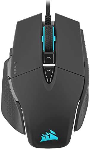 Corsair M65 Rgb Ultra Wired Mouse Da Gioco Fps Sintonizzabile - 26.000 Dpi - Interruttori Ottici - Tecnologia Axon Hyper-Processing - Compatibile Con