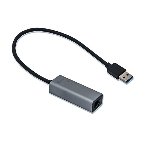 I-Tec Adattatore Ethernet, Usb 3.0 A 10/100/1000 Mbps, Gigabit Internet, Usb Scheda Di Rete