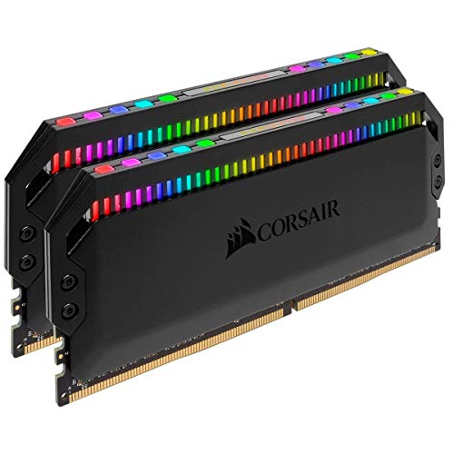 Corsair Dominator Platinum Rgb Kit Di Memoria Per Desktop A Elevate Prestazioni, Ddr4 2 X 8 Gb, 3200 Mhz, Nero