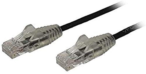 Startech.Com Startech.Com Cavo Di Rete Ethernet Snagless Cat6 Da 2,5M - Cavo Patch Antigroviglio Slim Rj45 - Nero
