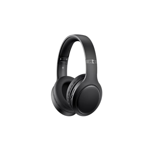 Spc Heron Studio – Cuffie Wireless On-Ear Bluetooth, Batteria 30H, Doppia Connessione Simultanea, Microfono Integrato, Ingresso Aux-In E Pieghevole, C