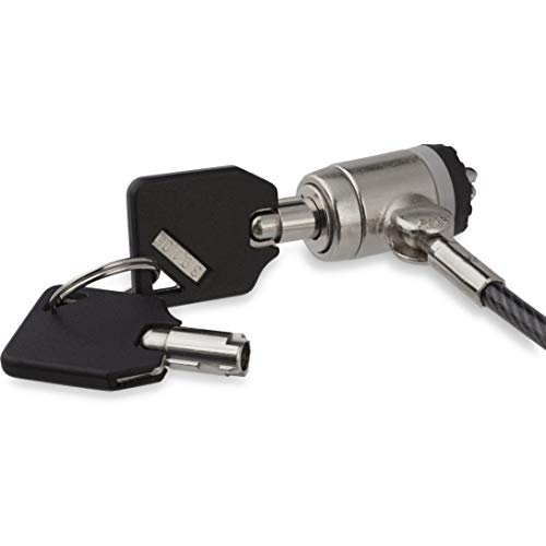 Startech.Com Cavo Lucchetto Di Sicurezza Con Chiave - Pulsante Di Bloccaggio - Lucchetto Di Sicurezza Per Notebook Pc Acciaio Antifurto
