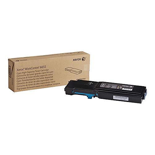 Xerox Workcentre 6655 High Capacity Cyan Toner Cartridge (7,500 Pages) - Laser Toner & Cartridges (7000 Pages, Cyan, 1 Pc(S))