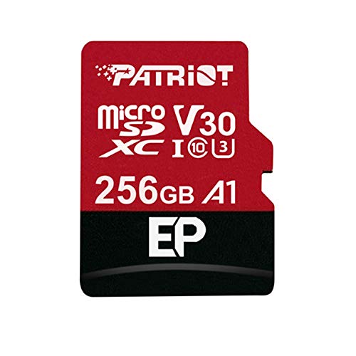 Patriot Memory Pef256Gep31Mcx 256 Gb Ep A1 Per Micro Sd Card Sdxc Per Telefoni E Tablet Android/4 K Video Recording