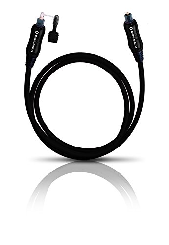 Oehlbach Opto Star Black 400 - Fiber Optic Cables (Toslink, Toslink, Male/Male, Gold, Ofc, Black)