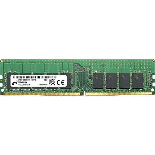 Micron Ecc Udimm Ddr4 32Gb 2Rx8 3200Mhz Pc4-25600 Mta18Asf4G72Az-3G2R
