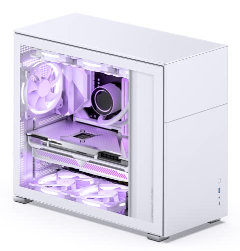 Jonsbo D41 Atx Gehäuse, Vetro Temperato - Bianco
