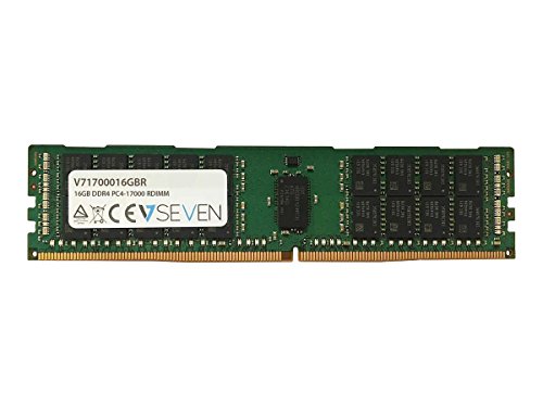 V7 V71700016Gbr V7 16Gb Ddr4 Pc4-17000 - 2133Mhz Server Reg Server Modulo Di Memoria - V71700016Gbr