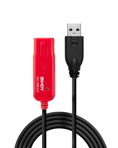 Lindy Cavo Prolunga Attiva Usb 2.0 Pro, 8M