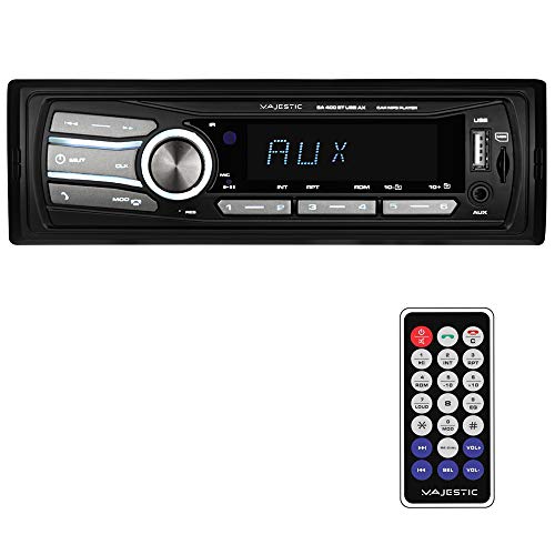 Majestic Sa 400 Bt Usb Ax - Sistema Audio Car Con Bluetooth, Lettore Mp3/Wma Da Usb/Micro Sd, Telecomando, 100W (25W X 4Ch), Nero