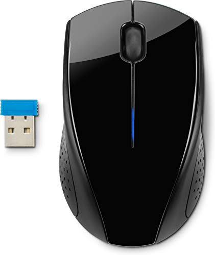 Hp 220 Mouse Wireless, Tecnologia Led Blu, Sensore Ottico Da 1300 Dpi, 3 Pulsanti E Rotella Di Scorrimento Integrata, Impugnature Pratiche E Funzional