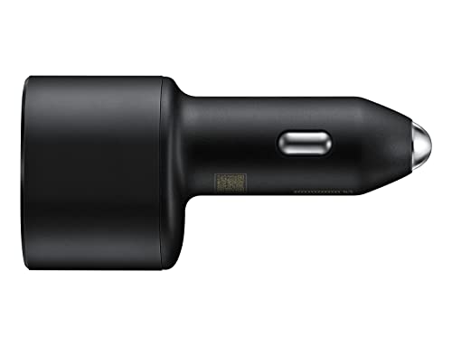 Samsung Tipo C Max. 45 W (Pd, Qc, Afc) / Usb-A Max. 15 W (Afc, Qc) + Cavo C A C (5 A)., Nero