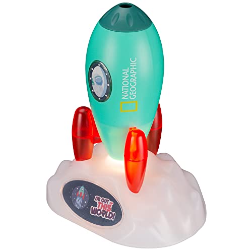 National Geographic Space Rocket Slide Projector & Night Light