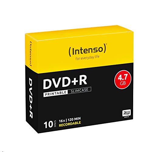 Intenso 4811652 Dvd+R Da 4.7 Gb, Argento