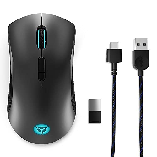 Lenovo Legion M600 Wireless Gaming Mouse Ambidextrous Rf Wireless + Bluetooth + Usb Type-A Optical 16000 Dpi