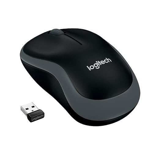 Logitech M185 Mouse Wireless, 2,4 Ghz Con Mini Ricevitore Usb, Durata Batteria Di 12 Mesi, Tracciamento Ottico 1000 Dpi, Ambidestro, Compatibile Con P
