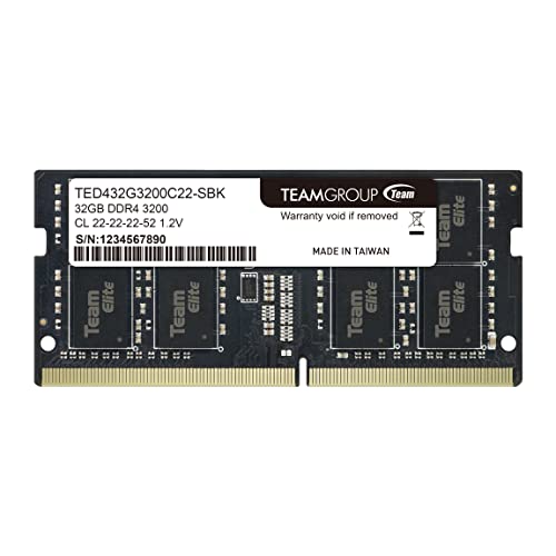 Memoria Teamgroupte Sodimm Ddr4 3200 32Gb C22 Elite