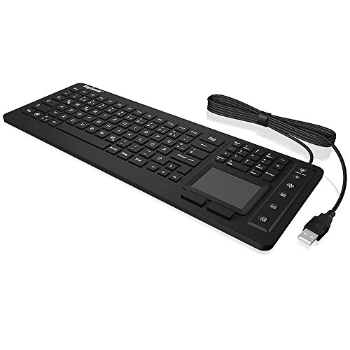 Keysonic Ksk-6231Inel Usb Qwertz Inglese Nero