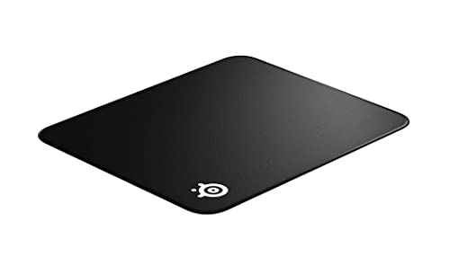 Steelseries Qck Edge Mouse Pad Da Gioco In Tessuto, Bordi Con Impunturatura Antisfilacciamento, Ottimizzato Per Sensori Di Gioco, Dimensioni M (320Mm