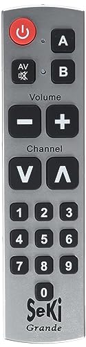Seki - Telecomando Programmabile Universale, Colore: Argento/Nero