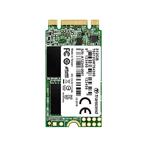 Transcend Nand 3D Serial Ata Iii 430S M.2 Da 512 Gb, 2242, 42 Mm, Wireless