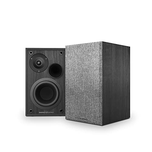 Energy Sistem Studio Monitor 2 Bluetooth Set Di Due Altoparlanti Attivi Da Scaffale 2.0 (Bluetooth 5.0, Doppio Ingresso Rca, 50 W, Struttura In Mdf)