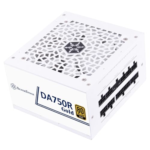 Silverstone Technology Sst-Da750R-Gma-Www (Weiß, 1X 12-Pin Atx3.0, 4X Pcie, Kabel-Management, 750 Watt)