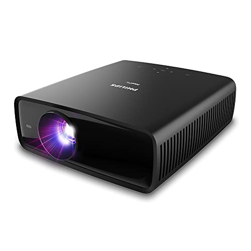 Philips Neopix Ultra 520, Proiettore True Full Hd Con Tv Android, Chromecast E Connessione Hdmi Integrati