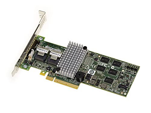 Kalea-Informatique Scheda Controller Pcie 3.0 Sas 6Gb 8 Porte. Modello Lsi 9260-8I Con Raid 0 1 5 6 10 50 60 E 512 Mb Di Cache Ddrii.