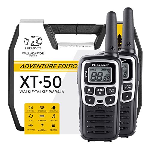 Midland Xt50 Bianca - Adventure Edition Pmr446 Senza Licenza, La Libertà Delle Frequenze Lpd E La Potenza Delle Pmr446 Sono Raccontate Dal Giallo Del 