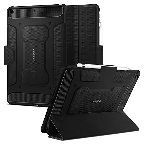 Spigen Cover Rugged Armor Pro Compatibile Con Ipad 10.2" 2021 9 Generazione, 2020 8 Generazione, 2019 7 Generazione - Nero
