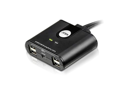 Aten 2-Port Usb 2.0 Peripheral Switch, Us224-At