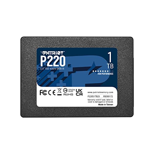 Ssd Unità A Stato Solido Sata 3 2.5" Interno Patriot P220 1Tb