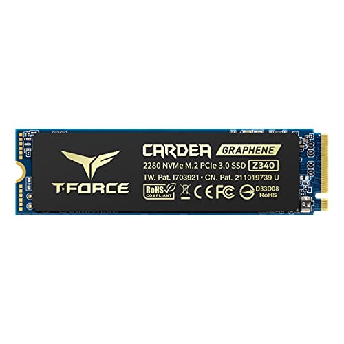 Team Group Cardea Zero Z340 1Tb Pcie Gen3 X4 Nvme M.2 Ssd 3400/3000 Mb/S