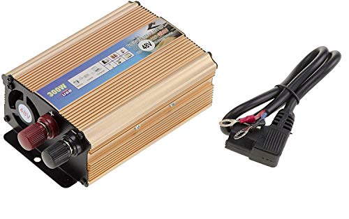 Kalea-Informatique Convertitore Di Tensione Da 48 V In Ingresso A 220 V In Uscita. Potenza Continua 300 Watts, Potenza Di Picco 600W