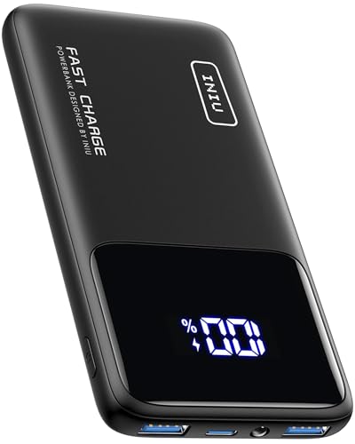 Iniu Power Bank, 10000Mah Slimmest Fast Charge Powerbank, 22.5W Caricatore Portatile Pd3.0 Qc4.0 Usb C Input & Output, Caricabatterie Portatile Per Ip