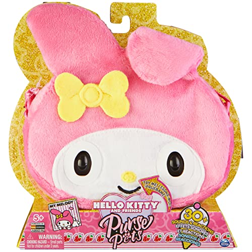 Purse Pets 6065145 Melody Interactive Shoulder Bag With 30+ Sounds, Reactions, Blink Eyes And Music, From 5 Years