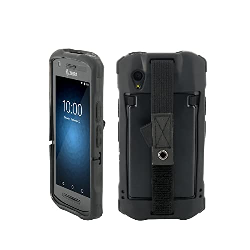 Guscio Protettivo Per Zebra Tc21 - Tc26 6'', Custodia Robusta Per Computer Mobile Con Fascia Di Presa E Supporto Per Stilo, Compatibile Con La Stazion