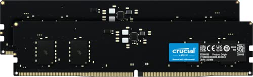 Crucial Ram 16Gb Kit (2X8Gb) Ddr5 4800Mhz Cl40 Memoria Desktop Ct2K8G48C40U5