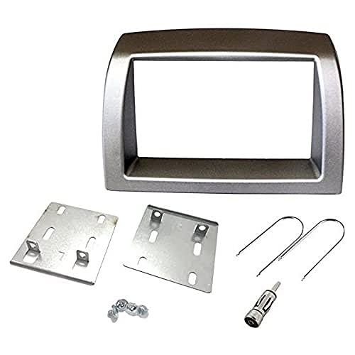 Sound-Way Kit Installazione Autoradio, Mascherina 2 Din, Adattatore Antenna, Chiavi Di Smontaggio, Compatibile Con Lancia Y Ypsilon Dal 2006 Al 2011