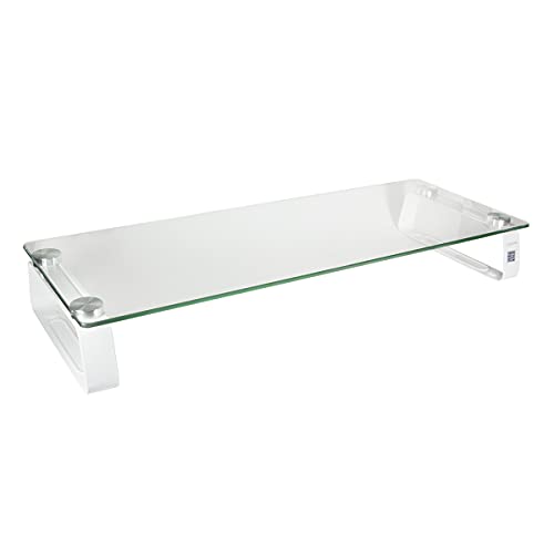 Logilink Soporte De Mesa Cristal Para Pantalla Plana 32 560 X 210 X 80 Mm Max20 Kg゠Bp0027Â Â