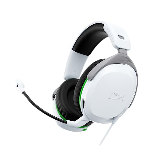 Hyperx Cloudx Stinger 2 – Gaming Headset For Xbox [Licensed], Signature Comfort, Adjustable Headband, Wired, White