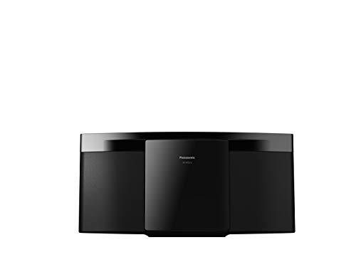 Panasonic Sc-Hc212Eg-K Sistema Micro Hi-Fi A 2 Canali, 20 W, Radio Digitale Dab+, Lettore Cd, Bluetooth, Usb, Suoni Puri E Minima Distorsione, Design
