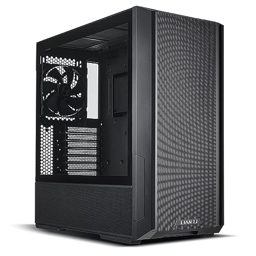 Lian Li Lancool 216 - Custodia Per Computer Atx Mid Tower In Acciaio E Vetro Temperato, 2 Ventole Pwm Da 160 Mm Incluse (Non Rgb), Lancool 216X, Color