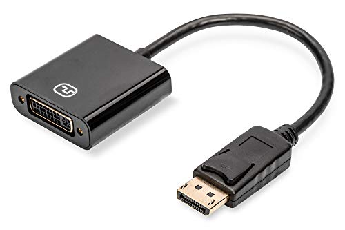 Digitus Ak340401001S Cavo Adattatore Displayport, Connettori Dp Maschio, Dvi-I(24+5) Femmina, 15 Cm