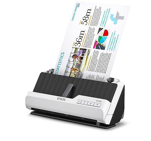Epson Ds-C330 Scanner A4 Per Documenti E Foto, Minimo Ingombro, Velocità Rapida Di Scansione, Connessione Wireless, Facile Da Usare E Ottimizzato Per
